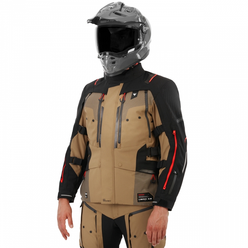 Shima Hero 3.0 moottoripyörätakki ruskea