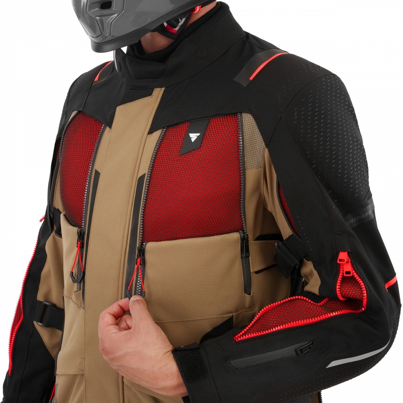 Shima Hero 3.0 moottoripyörätakki ruskea