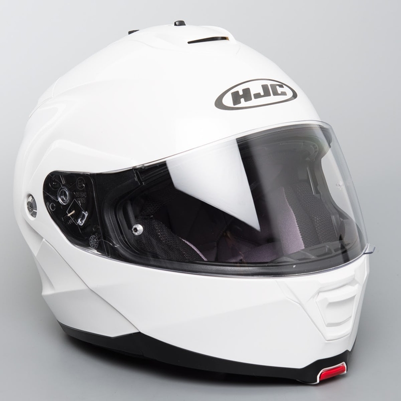 Vyklápěcí přilba na motorku HJC IS-MAX II bílá
