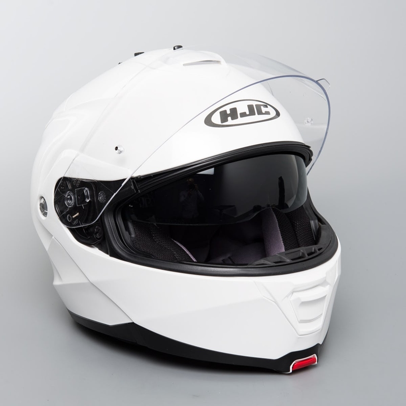 Vyklápěcí přilba na motorku HJC IS-MAX II bílá