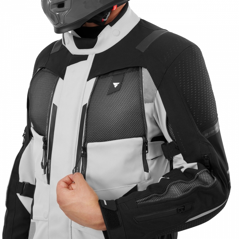 Shima Hero 3.0 moottoripyörätakki harmaa-fluo keltainen