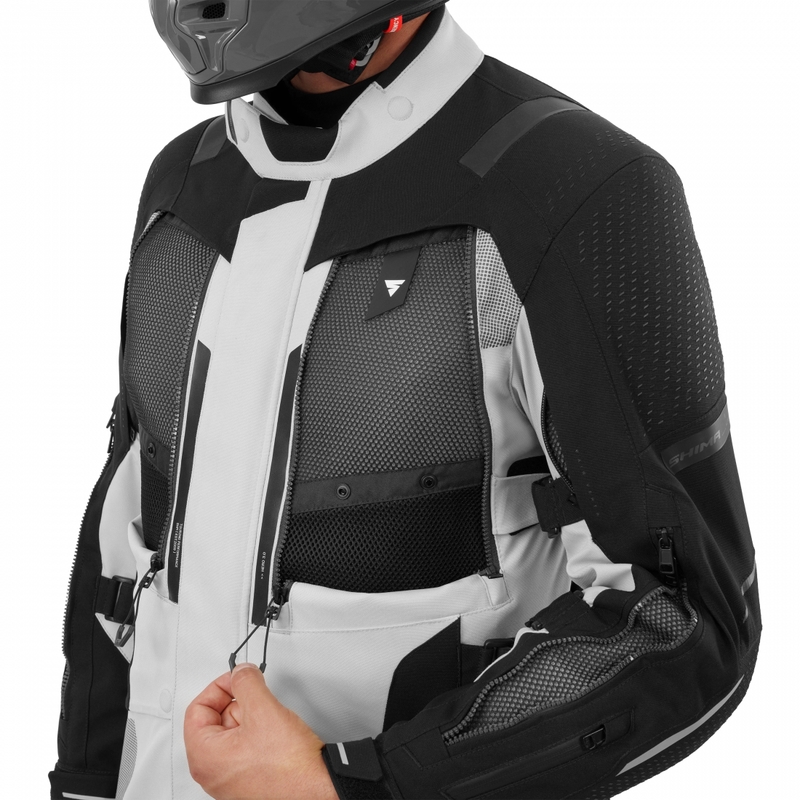 Shima Hero 3.0 moottoripyörätakki harmaa-fluo keltainen