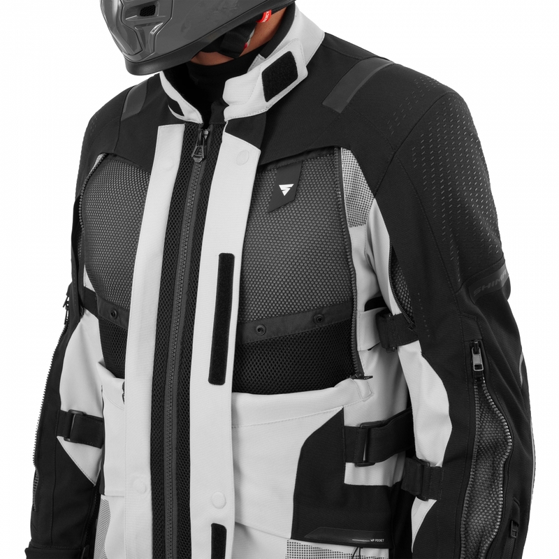 Shima Hero 3.0 moottoripyörätakki harmaa-fluo keltainen
