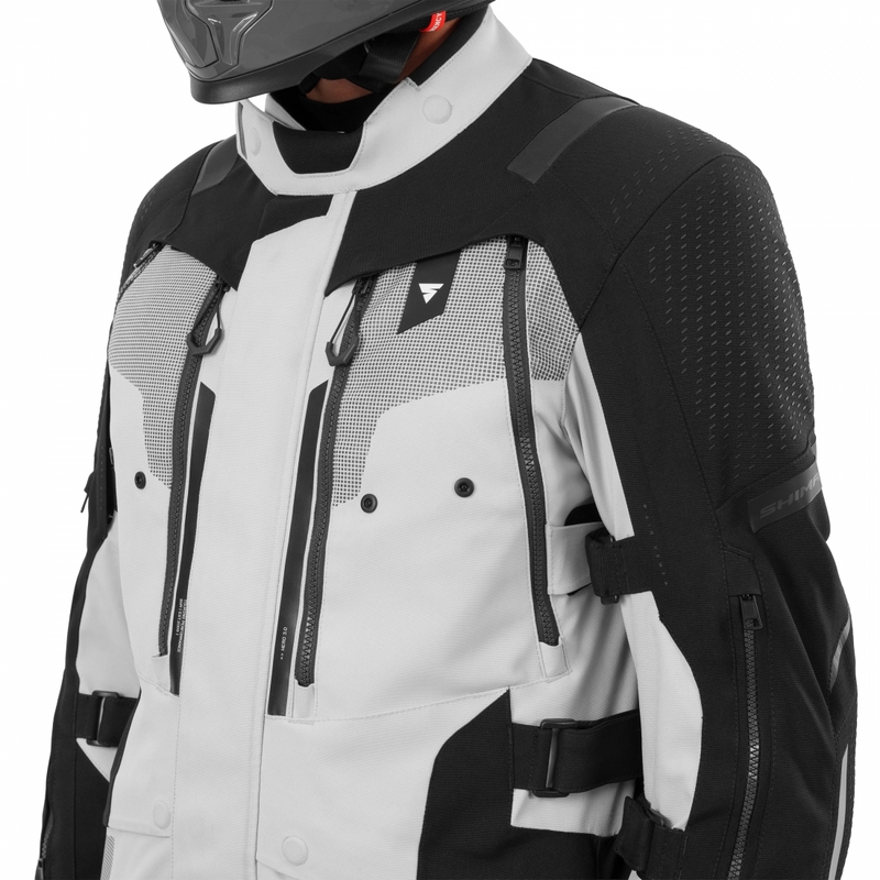Shima Hero 3.0 moottoripyörätakki harmaa-fluo keltainen
