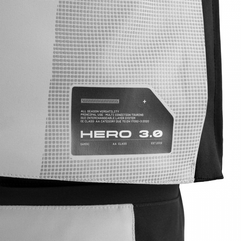 Shima Hero 3.0 moottoripyörätakki harmaa-fluo keltainen