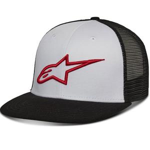Alpinestars Corp Trucker lippis valkoinen-musta-punainen