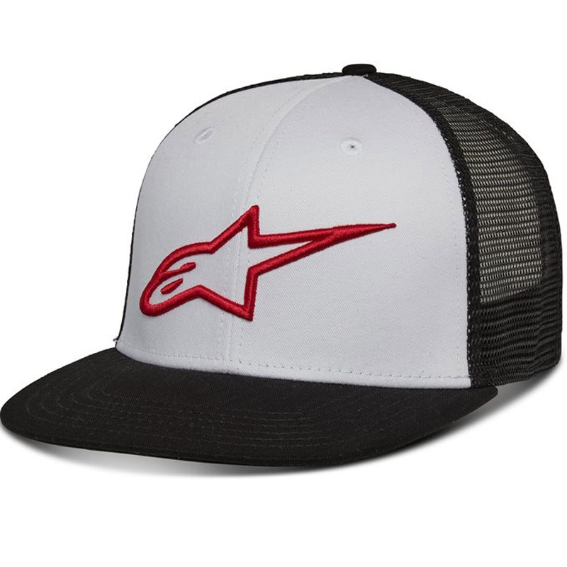 Alpinestars Corp Trucker lippis valkoinen-musta-punainen