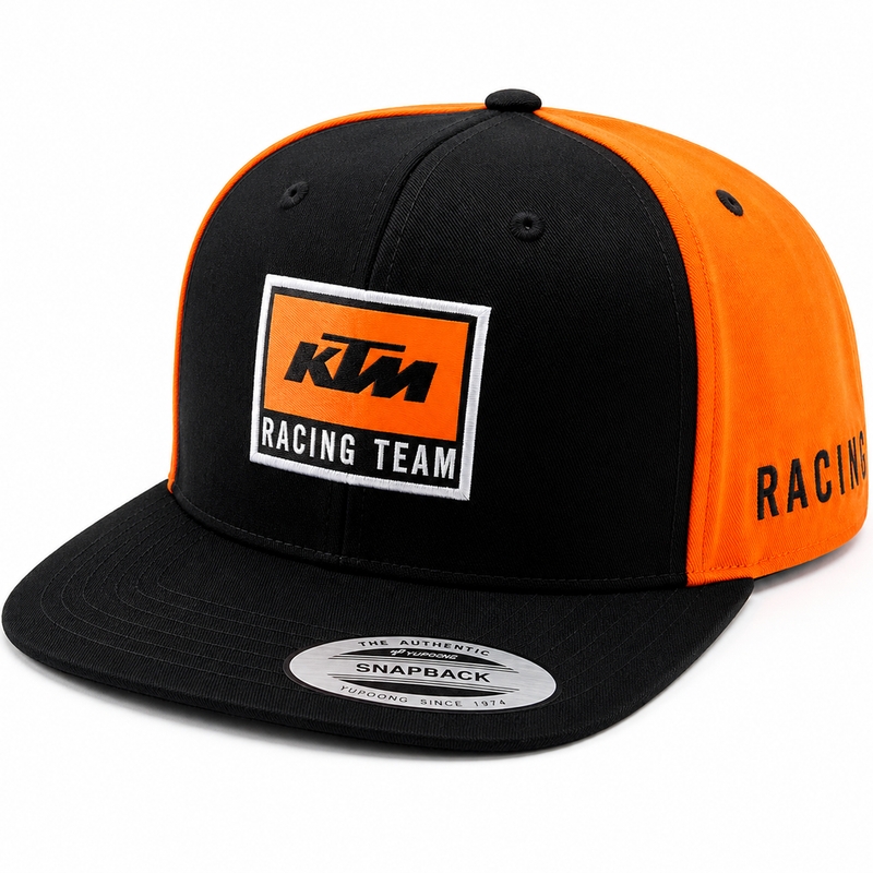 KTM Kids Team Flat Cap OS musta-oranssi
