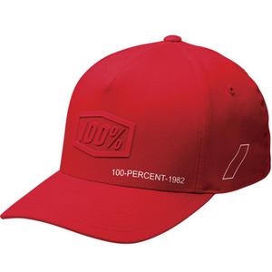 Lasten lippis 100% Shadow Snapback punainen