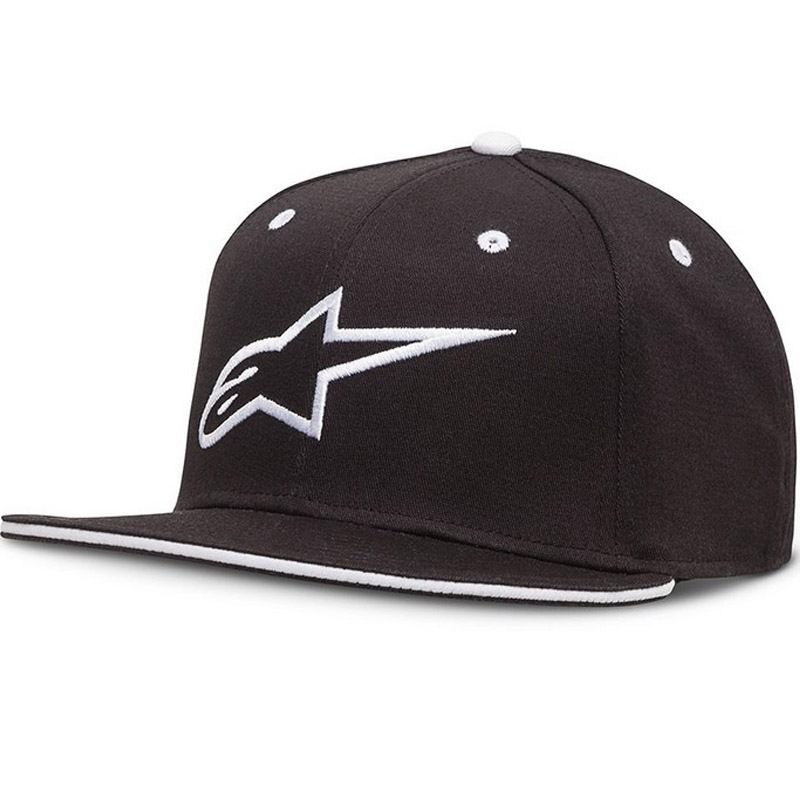 Alpinestars Ageless Flatbill lippis Musta ja valkoinen