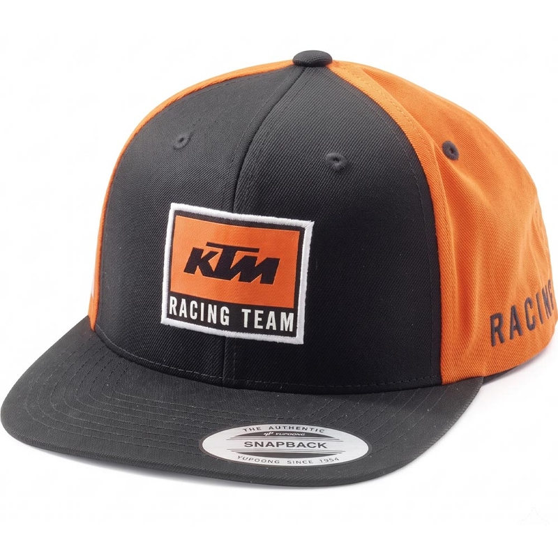 KTM Team Flat Cap OS musta-oranssi