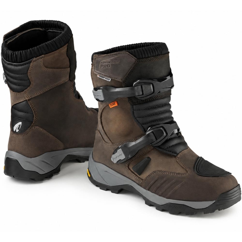 Forma Adventure PRO matalat moottoripyöräsaappaat ruskeat