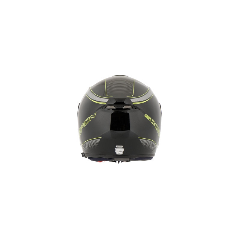 Moto přilba výklopná Scorpion EXO-3000 Stroll černo-fluo žlutá výprodej