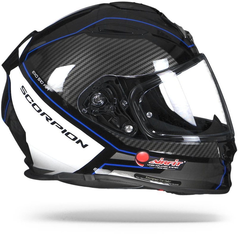 Integrální přilba Scorpion EXO-510 Air Frame černo-modro-bílá
