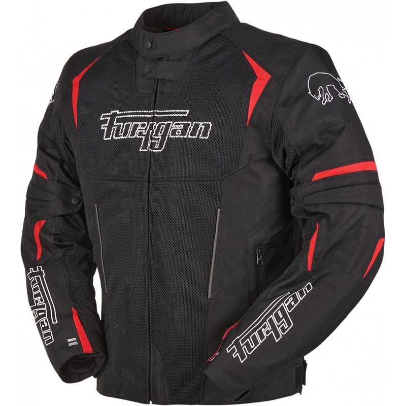 Furygan Ultra Spark Vented 3 in 1 punainen ja musta moottoripyörä takki