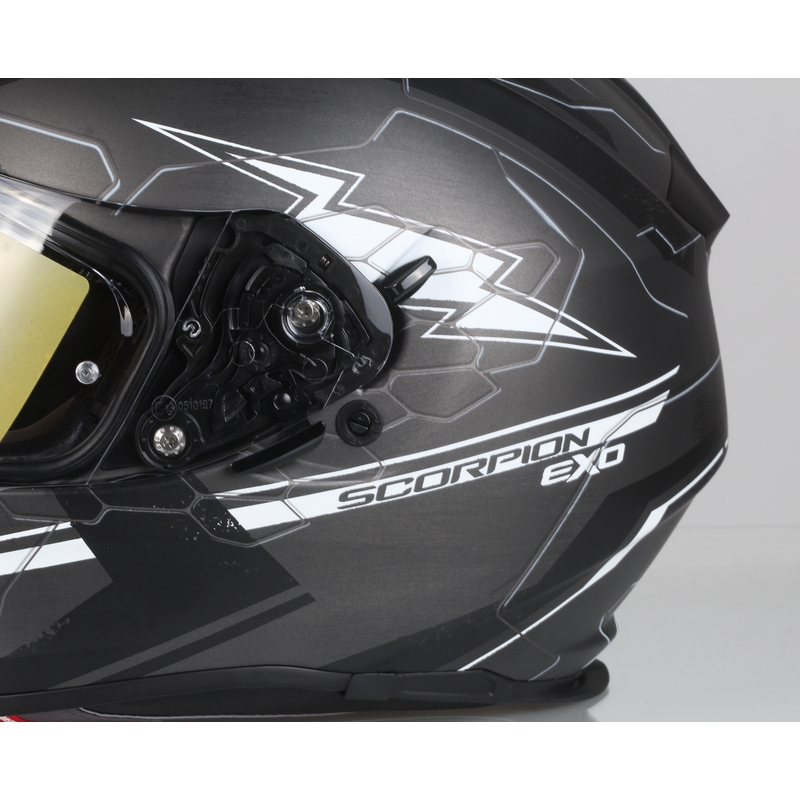 Integrální přilba Scorpion EXO-510 Air Cross černo-šedo-bílá výprodej