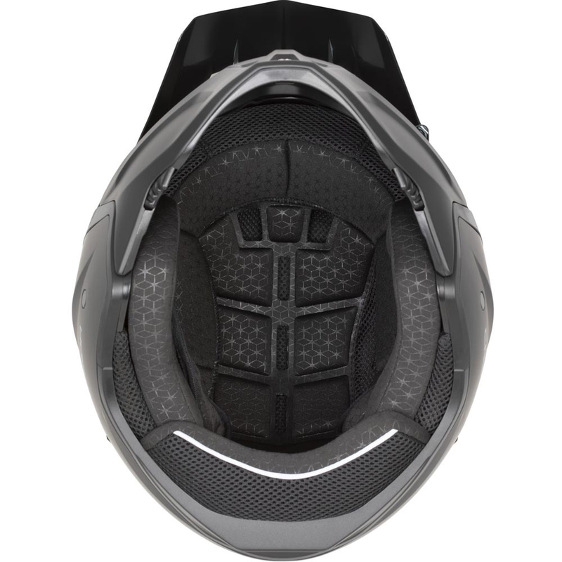 Modulaarinen moottoripyöräkypärä Cassida Cross Country Dual fluo keltainen-musta