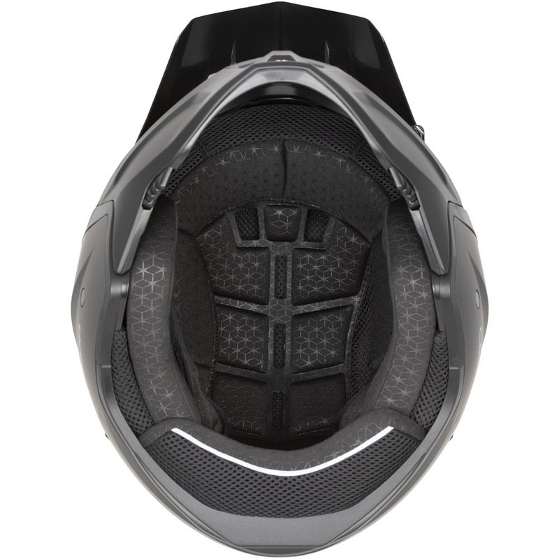 Modulaarinen moottoripyöräkypärä Cassida Cross Country Dual mattamusta