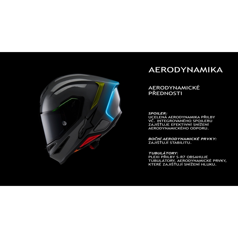 Alpinestars S-R7 Solid -moottoripyöräkypärä, mattamusta