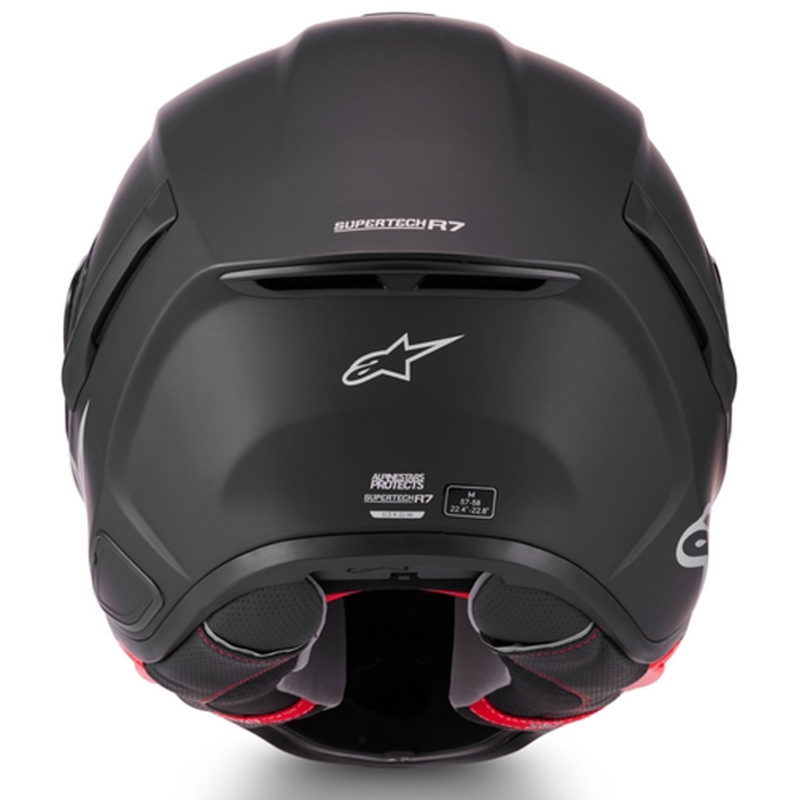 Alpinestars S-R7 Solid -moottoripyöräkypärä, mattamusta