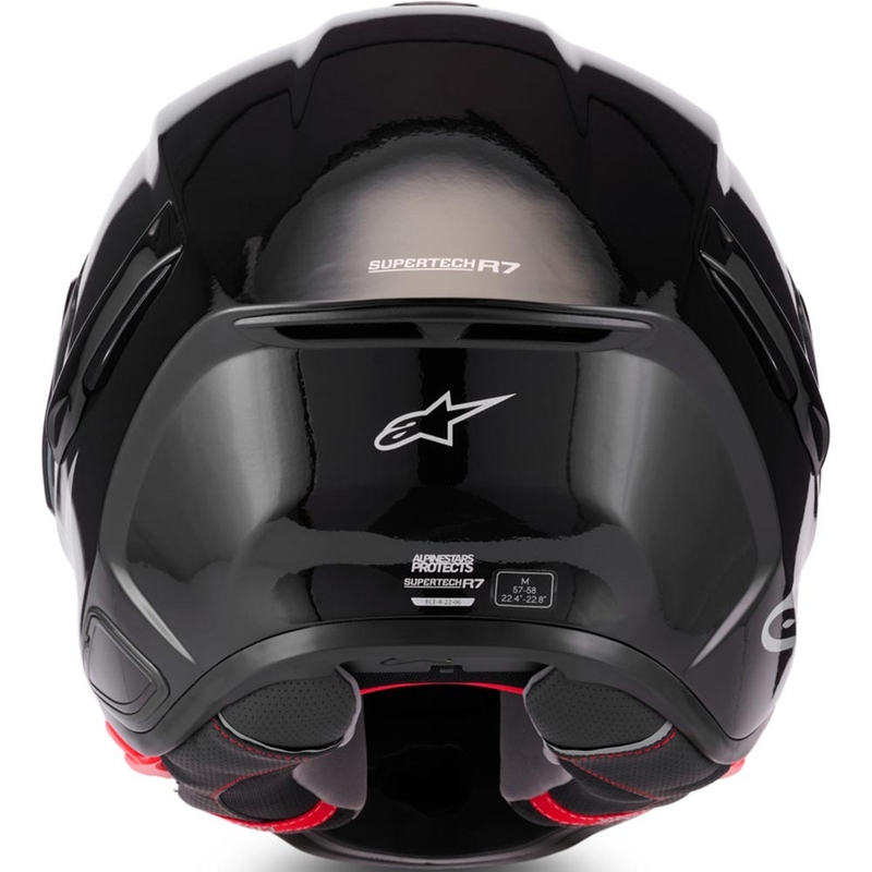Alpinestars S-R7 Solid -moottoripyöräkypärä, musta
