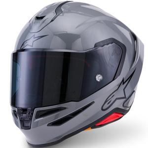 Alpinestars S-R7 Solid -moottoripyöräkypärä, harmaa