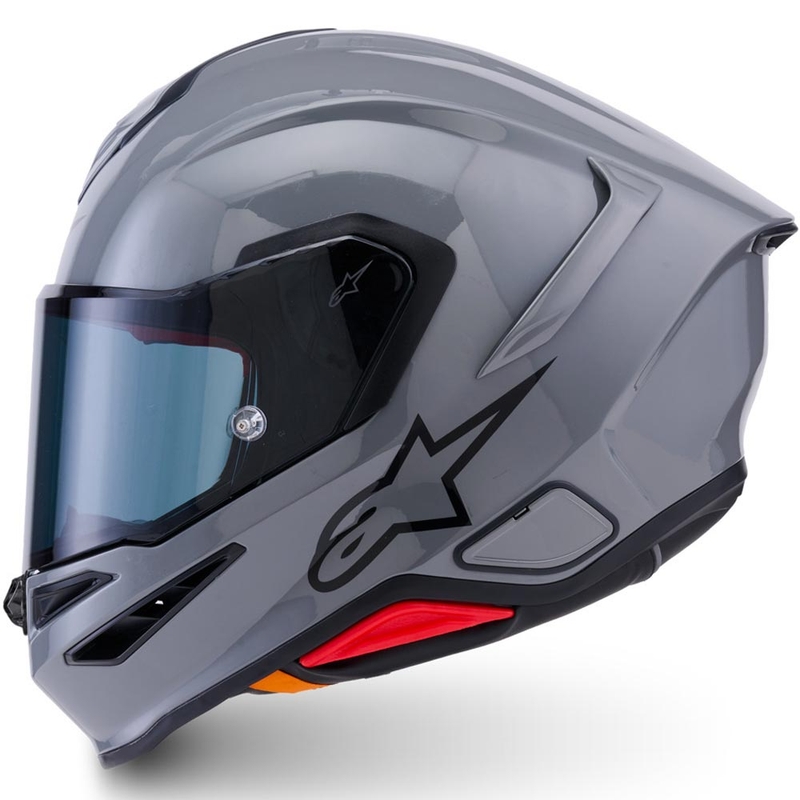 Alpinestars S-R7 Solid -moottoripyöräkypärä, harmaa