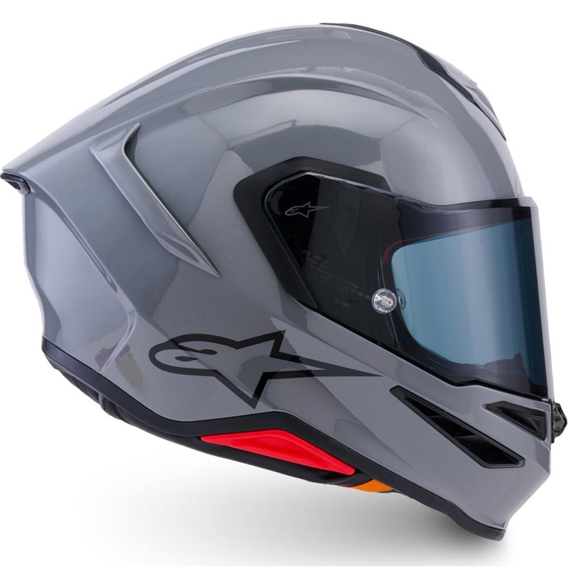 Alpinestars S-R7 Solid -moottoripyöräkypärä, harmaa