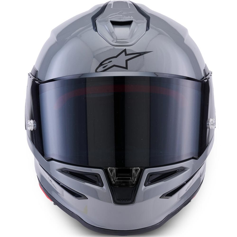 Alpinestars S-R7 Solid -moottoripyöräkypärä, harmaa
