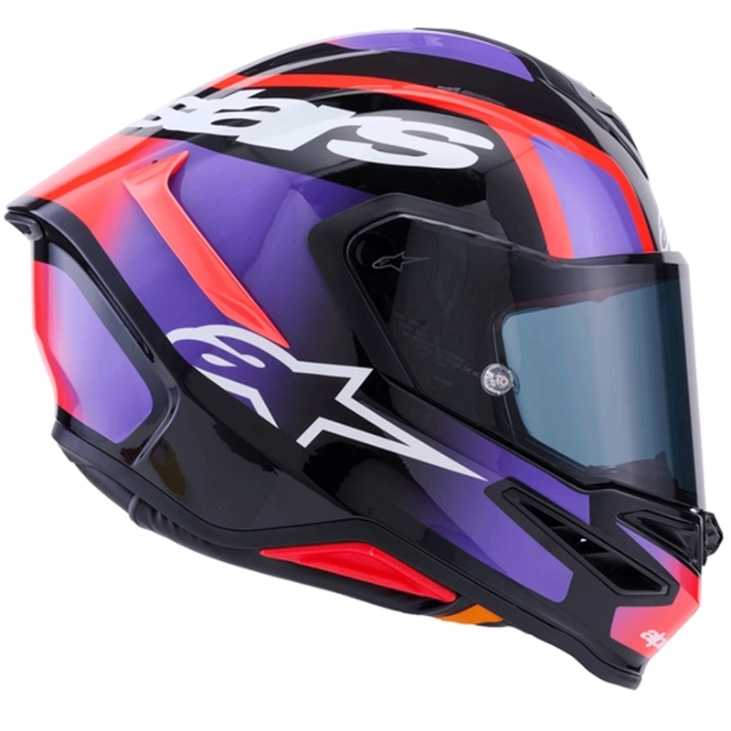 Alpinestars S-R7 Lumen -umpikypärä musta-violetti-fluo punainen-valkoinen
