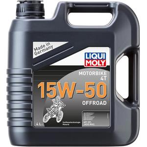 Synteettinen moottoriöljy LIQUI MOLY Motorbike 4T 15W50 Offroad 4 l