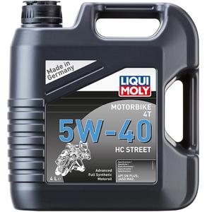Synteettinen moottoriöljy LIQUI MOLY Motorbike 4T 5W40 HC Street 4 l