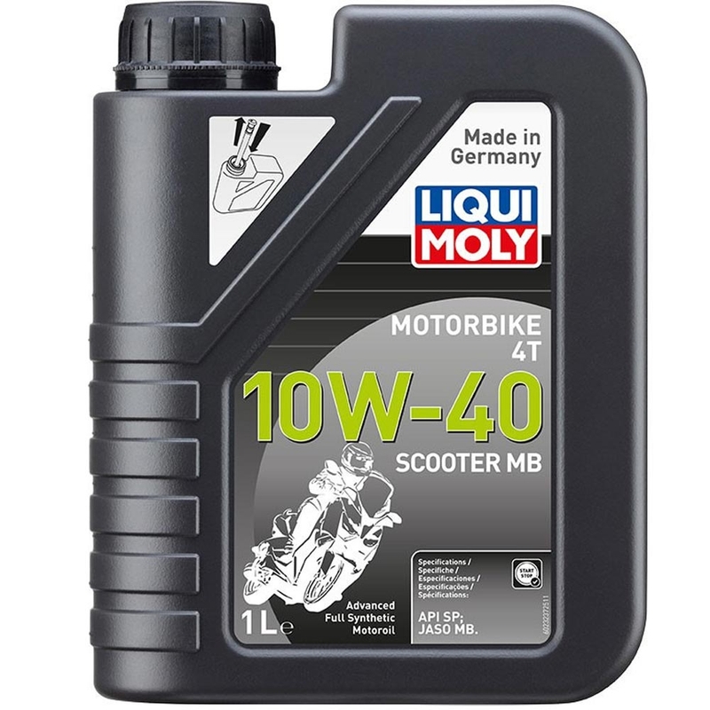 Synteettinen moottoriöljy LIQUI MOLY Motorbike 4T 10W40 Scooter MB 1 l
