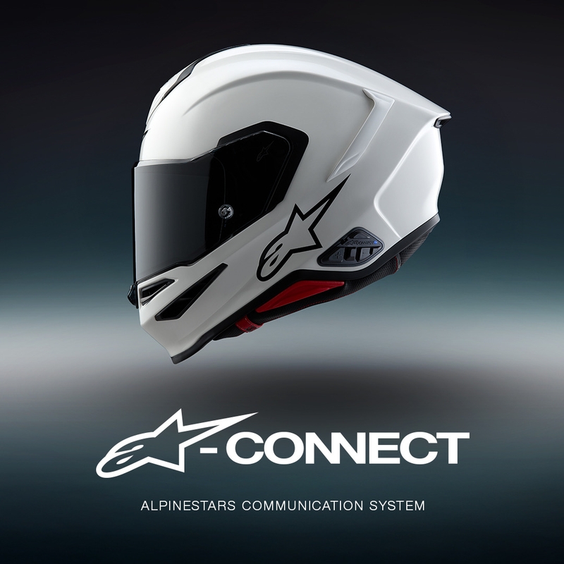 Bluetooth-moottoripyörän sisäpuhelin Alpinestars A-CONNECT -järjestelmä musta