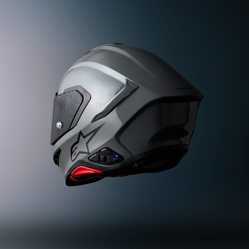 Bluetooth-moottoripyörän sisäpuhelin Alpinestars A-CONNECT -järjestelmä musta