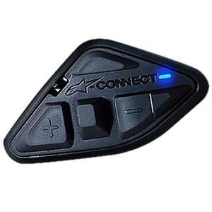 Bluetooth-moottoripyörän sisäpuhelin Alpinestars A-CONNECT -järjestelmä musta