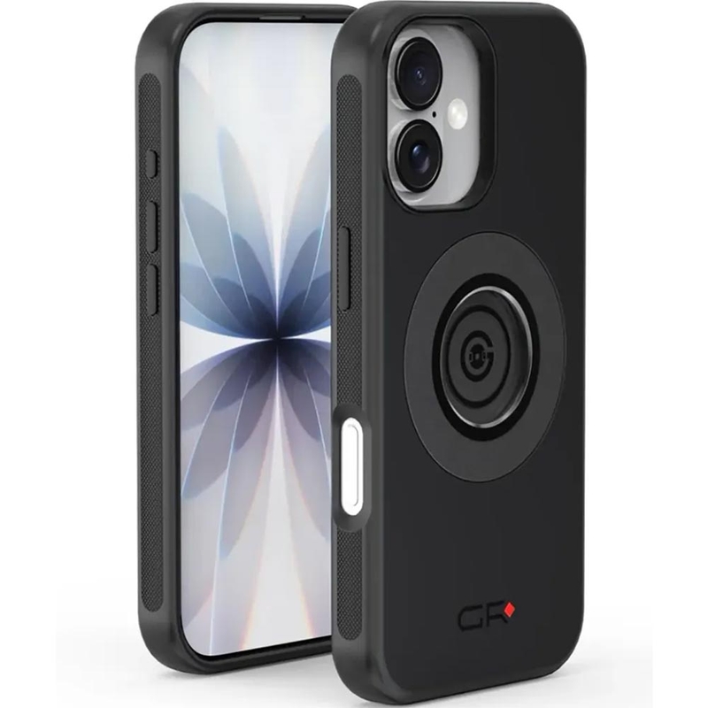 Pikakiinnitteinen puhelimen suojakuori Apple iPhone 16:lle GRxplore musta