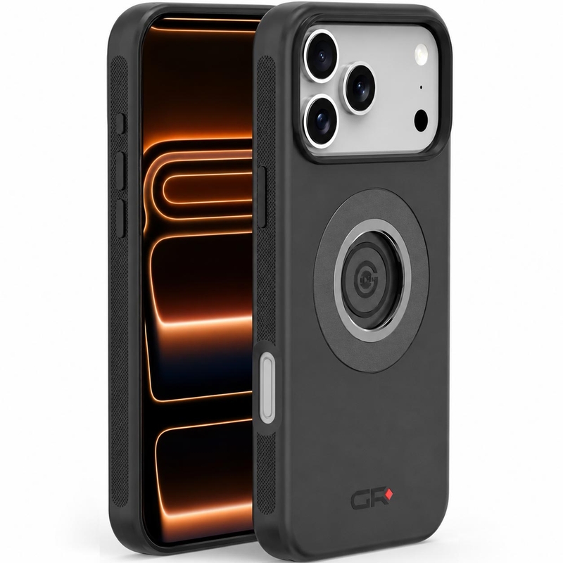 Pikakiinnitteinen puhelimen suojakuori Apple iPhone 17 Pro Maxille GRxplore musta