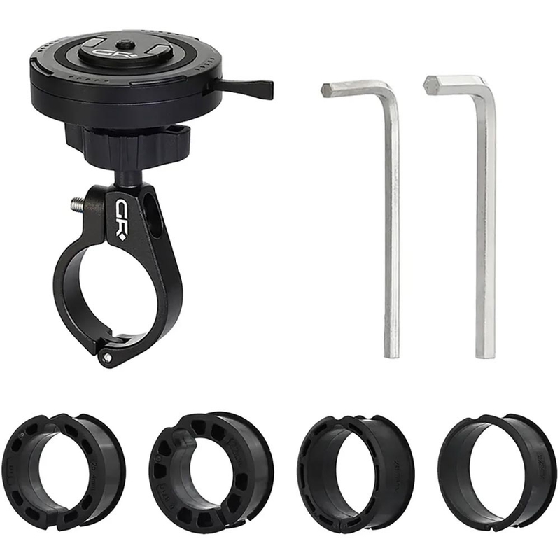 GRxplore MT2 Twist-lock pyörivä puhelinpidike, musta