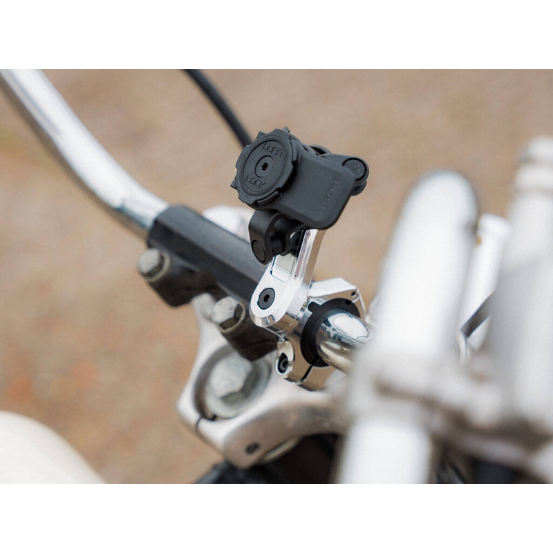 Quad Lock® PRO -ohjaustangon puhelinpidike, kromattu