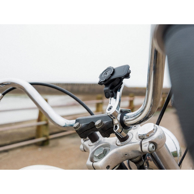 Quad Lock® PRO -ohjaustangon puhelinpidike, kromattu