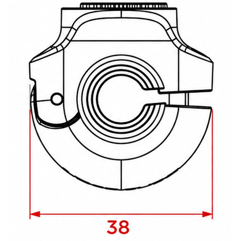Quad Lock® 360 V2 Pieni Puhelinteline Jalusta Musta