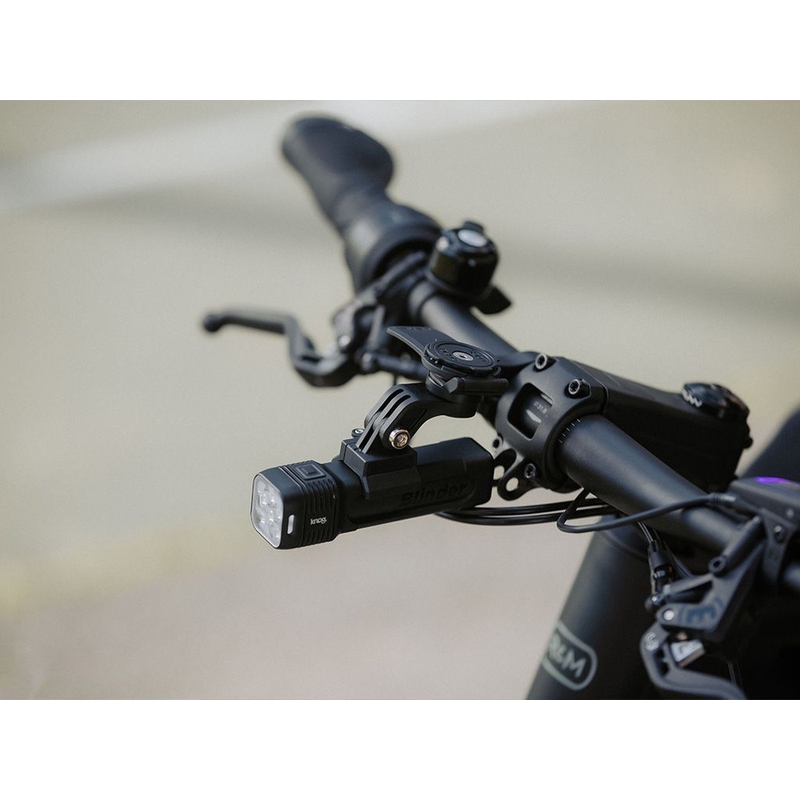 Quad Lock® Action-kamera/valoadapteri musta