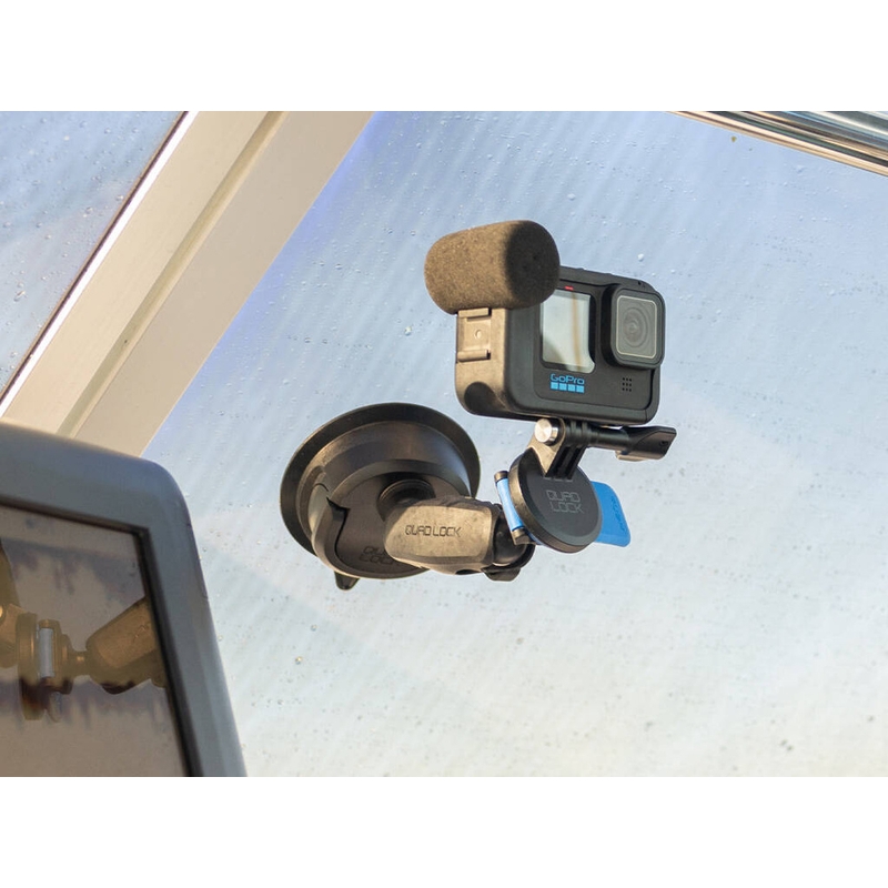 Quad Lock® -action-kamerasovitin - vakio GoPro musta