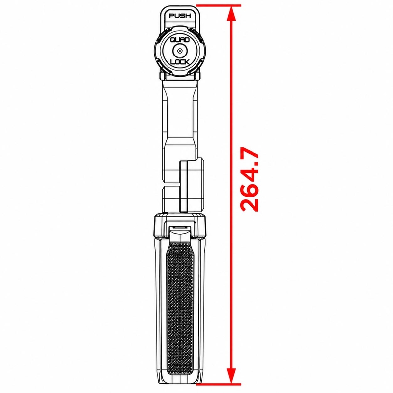 Quad Lock® -jalusta musta