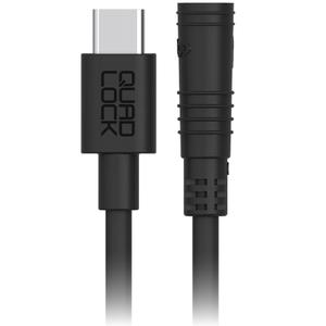 Quad Lock® -virtakaapeli musta
