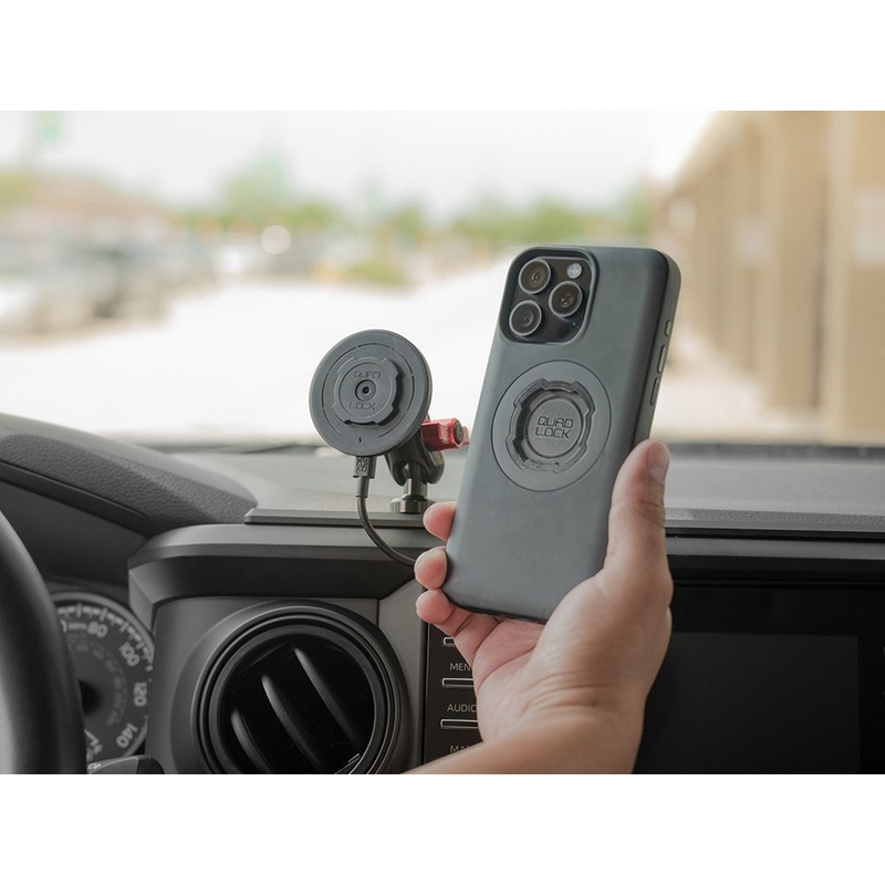 Quad Lock® Car - pallopäällinen adapterit musta