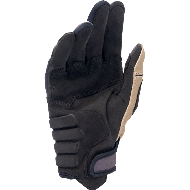 Alpinestars Techdura motocross käsineet musta-ruskea-fluo-punainen
