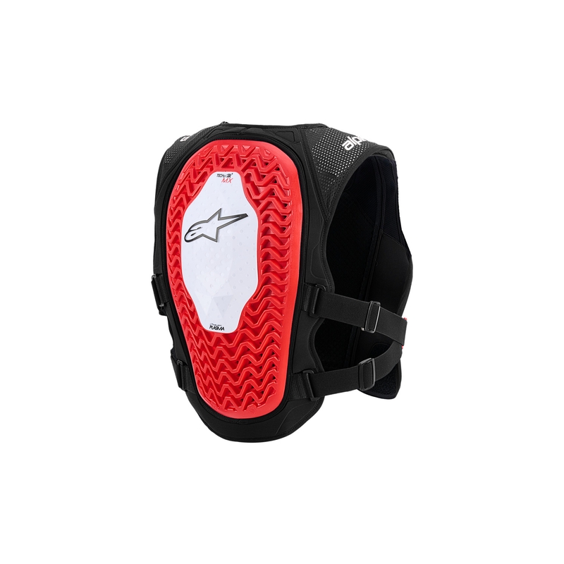 Alpinestars TECH-AIR®MX Plasmajärjestelmän turvatyynyliivi valko-musta-punainen