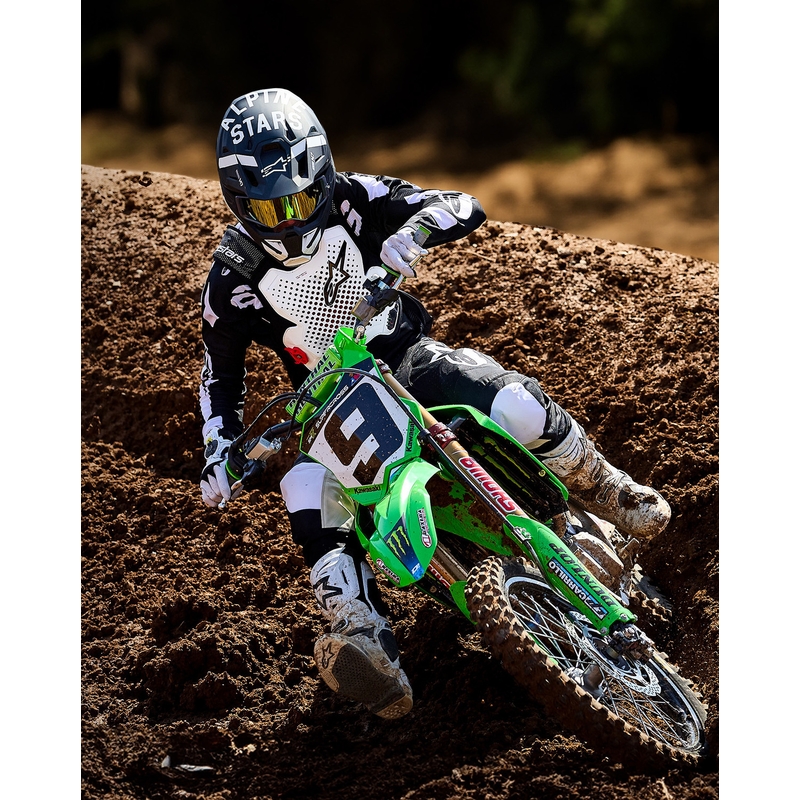 Alpinestars TECH-AIR®MX Plasmajärjestelmän turvatyynyliivi valko-musta-punainen